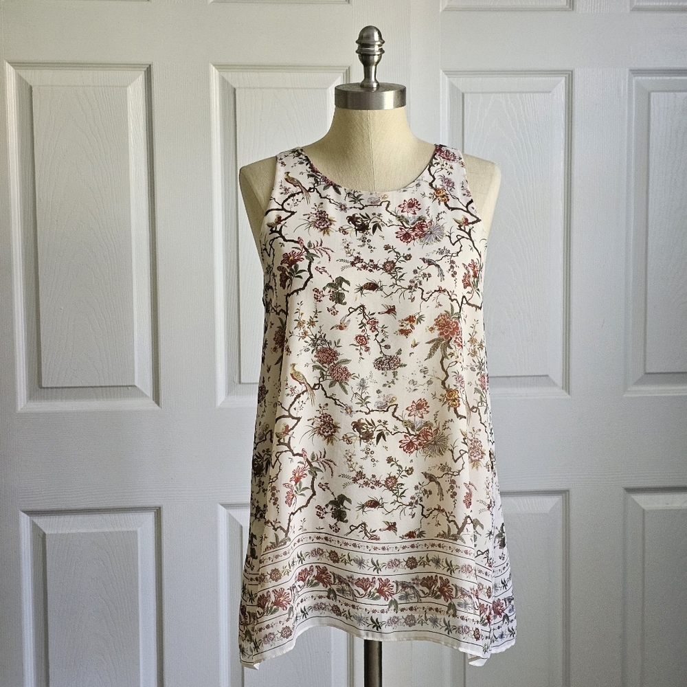 Max Studio Floral Sleeveless Top